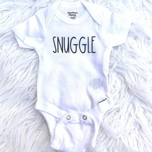 Rae Dunn Inspired Snuggle Baby Onesie